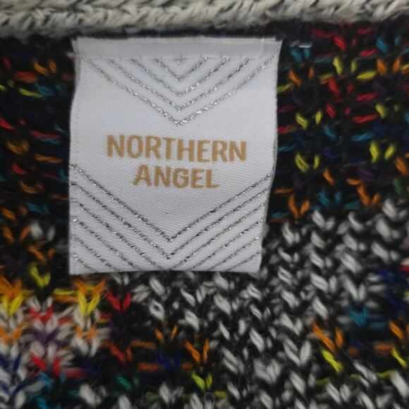 Northern Angel Colorful Aztec Long Line Tight Knit Cardigan OSFM - Picture 6 of 6